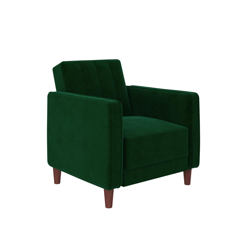 Mercury Row® Imani Velvet Armchair & Reviews Wayfair Canada